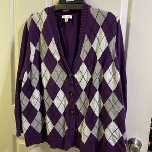 Size 2X Sweater, QVC Denim and Company.